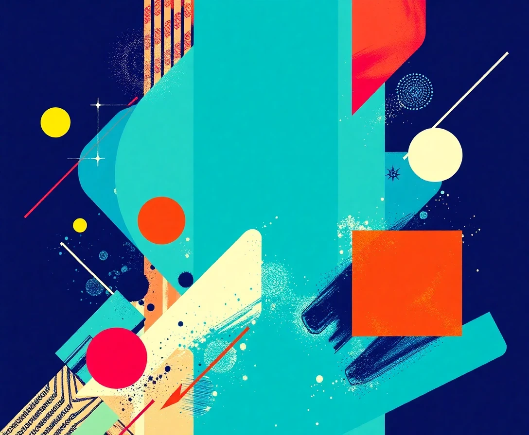 Affiche événementielle créative